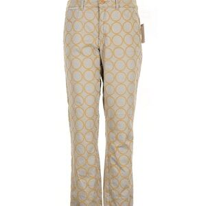 NWT: Anthropologie Gold Circle Pattern Pants